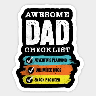 Super Dad - Fathers Day Gift - Awesome Dad Sticker